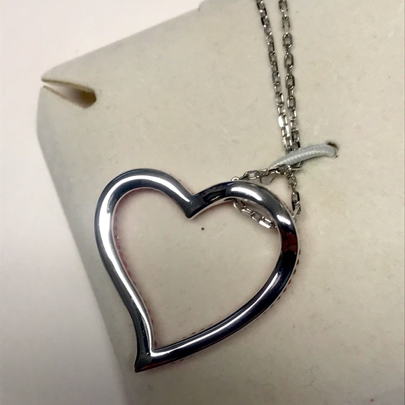 Authentic Swarovski big heart necklace - Picture 8 of 10